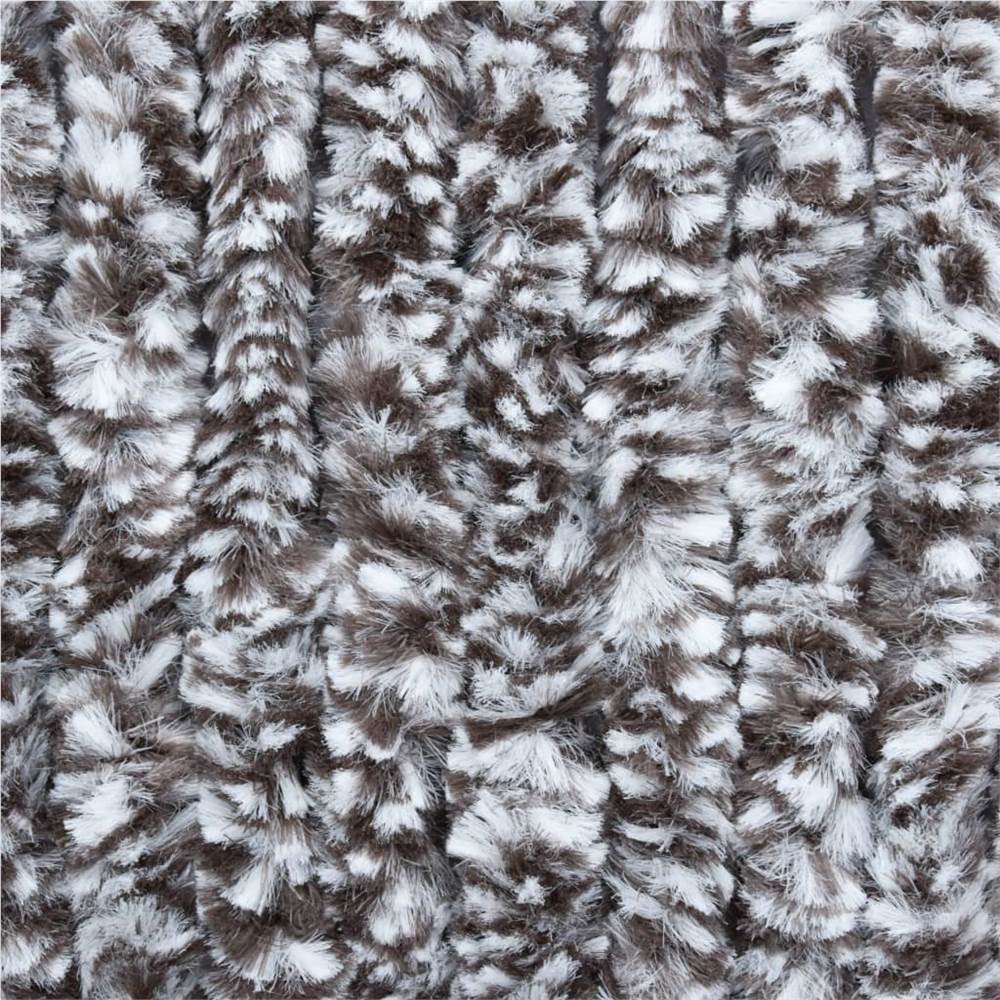 Insect Curtain Brown and Beige 90x200 cm Chenille