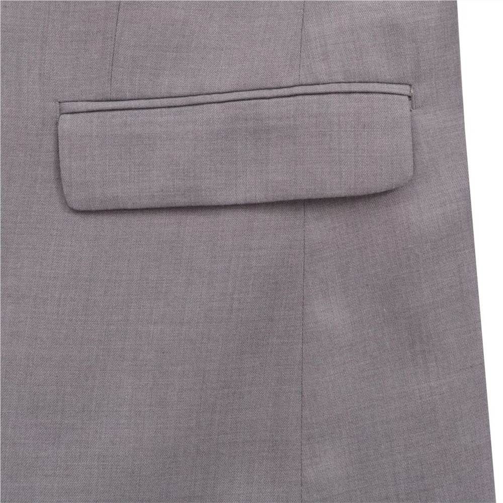 Mens 2 Piece Business Suit Size 50 Light Grey