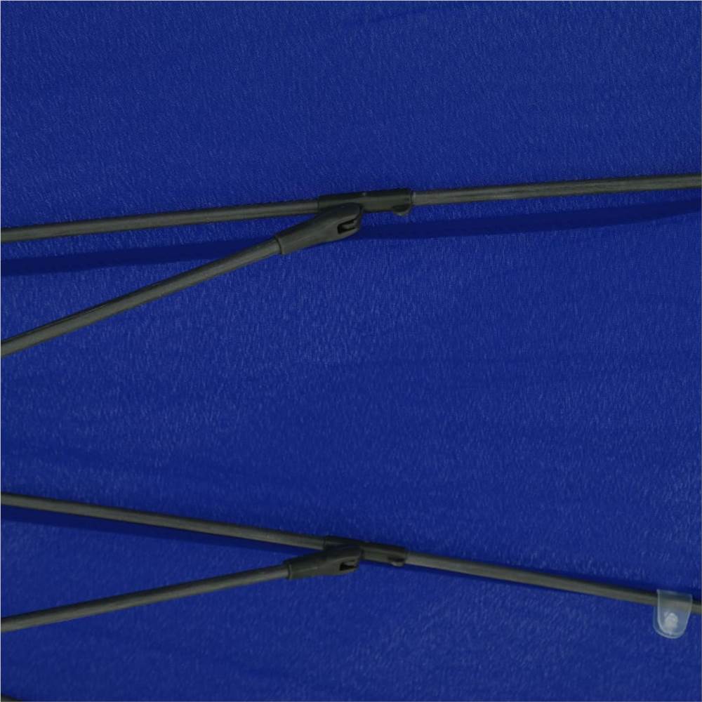 Outdoor Parasol with Aluminium Pole 270 cm Azure Blue