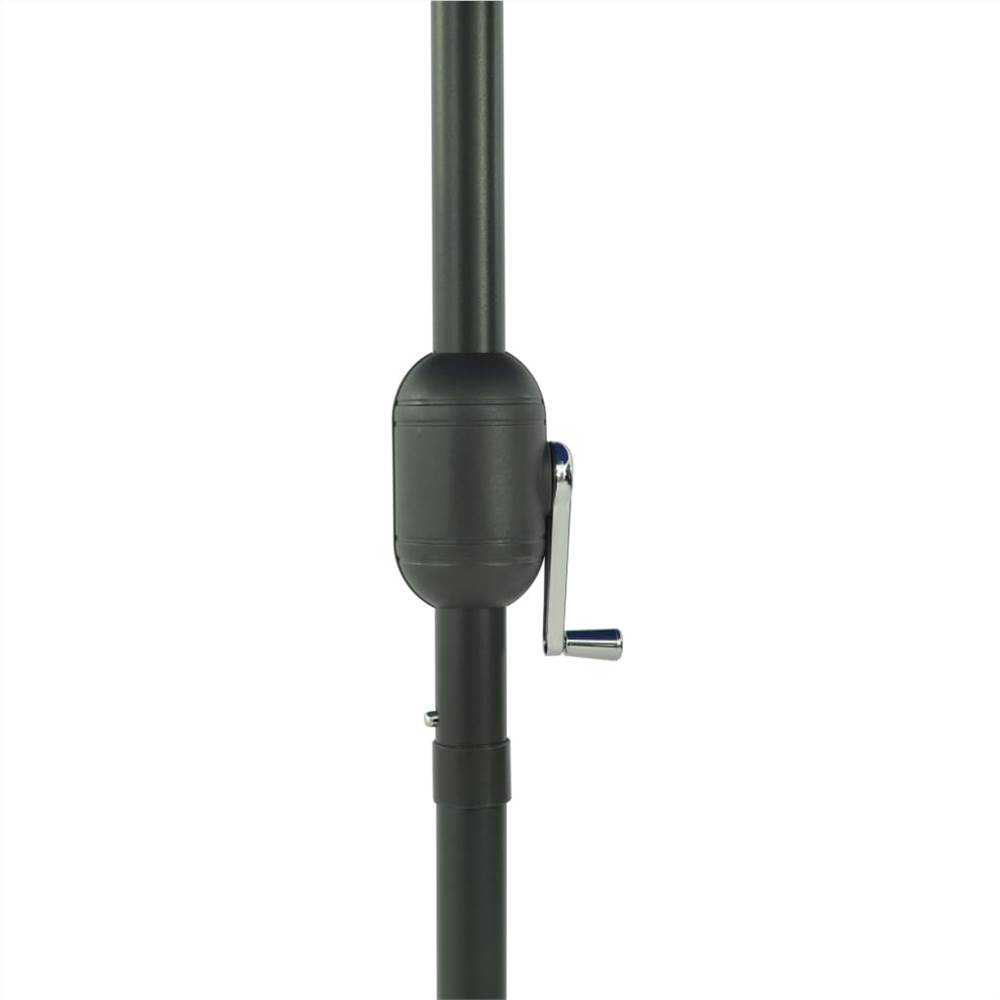 Outdoor Parasol with Aluminium Pole 270 cm Azure Blue