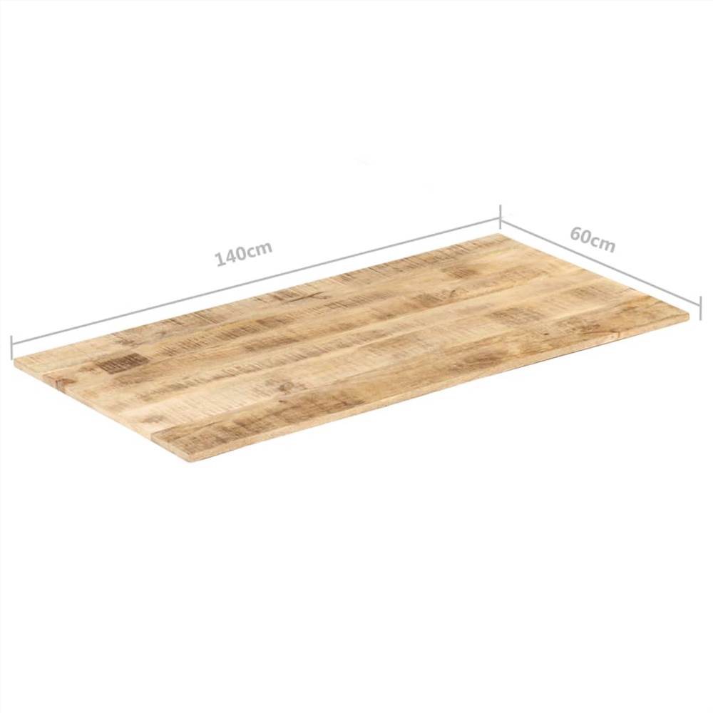 Table Top Solid Mango Wood 15-16 mm 140x60 cm