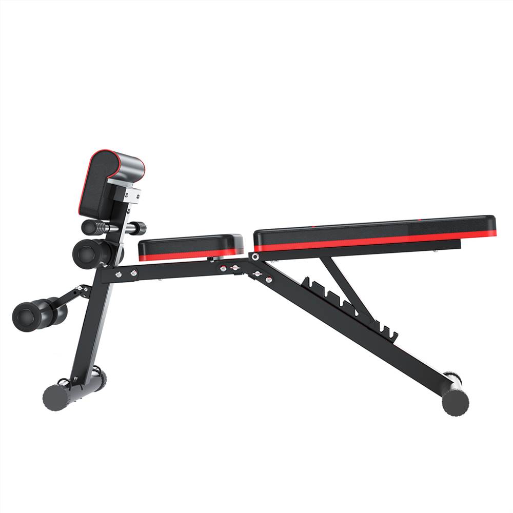 Multi-Functional Bench for Full All-in-One Body Workout Hyper Back Extension Roman Chair Adjustable Ab Sit up Bench Decline Bench Flat Bench