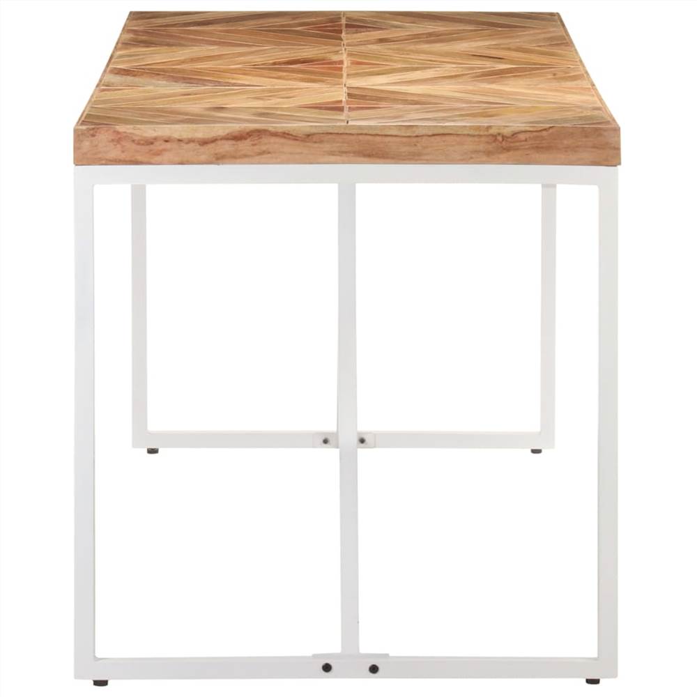 Dining Table 140x70x76 cm Solid Acacia and Mango Wood