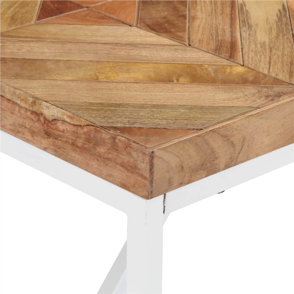 Dining Table 140x70x76 cm Solid Acacia and Mango Wood