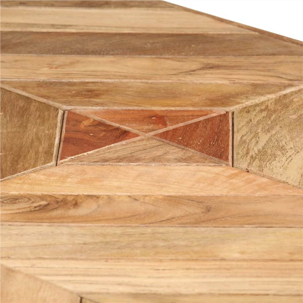 Dining Table 140x70x76 cm Solid Acacia and Mango Wood