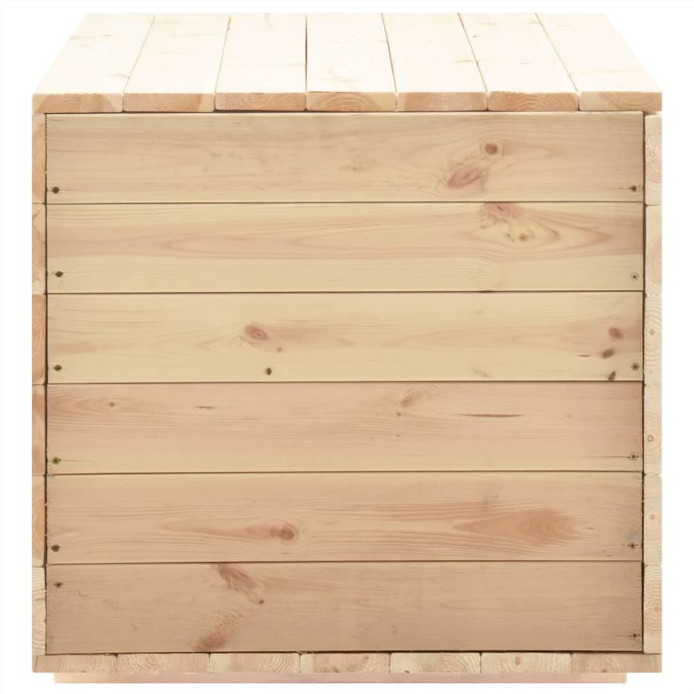 Storage Box 120x63x50.7 cm Solid Pine Wood