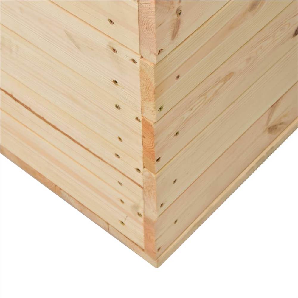 Storage Box 120x63x50.7 cm Solid Pine Wood