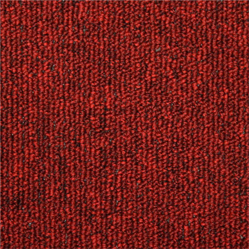 Carpet Stair Treads 15 pcs 65x25 cm Red