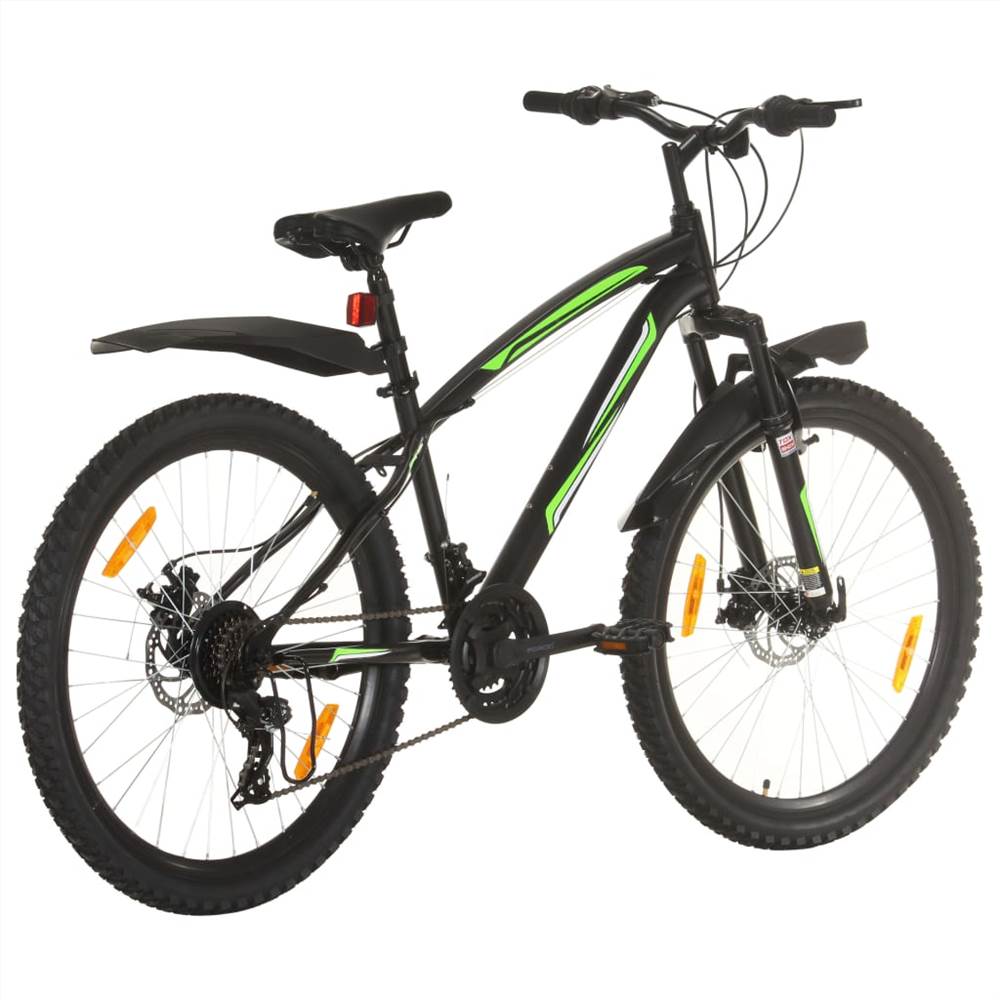 Mountain Bike 21 Speed 26 inch Wheel 36 cm Black