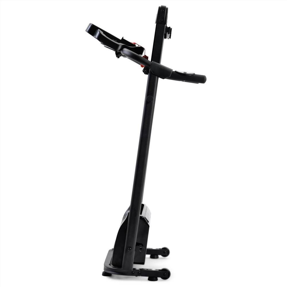 Foldable Treadmill Running Machine With Loudspeaker For Home Gymnastics-Fitness Black