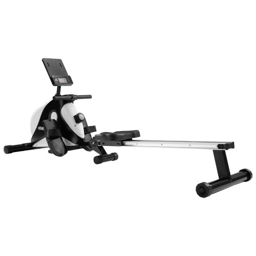 Magnetic Rowing Machine Indoor Folding Rowing With Magnetic Braking System LCD Monitor 8-Level Resistance Adjustment Fitness Machine