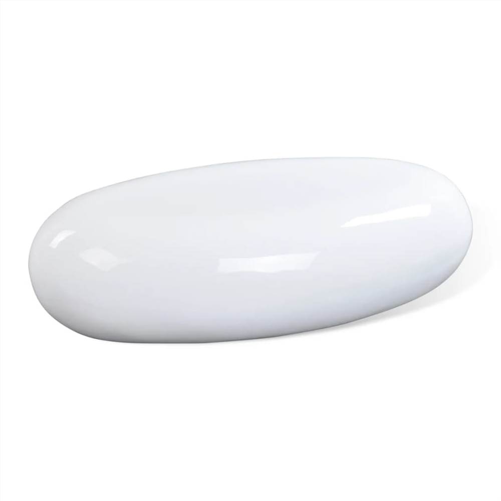 Coffee Table Fibre Glass High Gloss White
