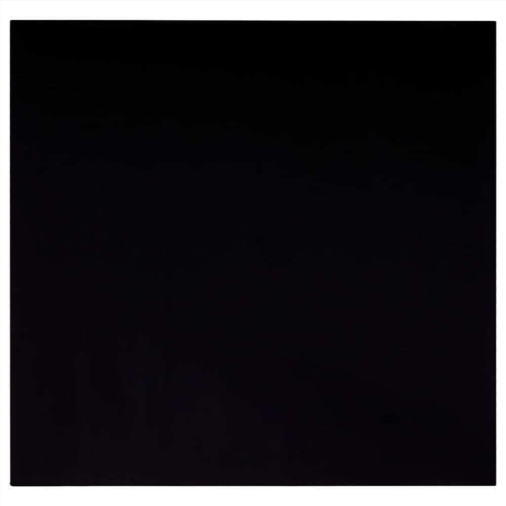 Dining Table Black 80.5x80.5x73 cm MDF