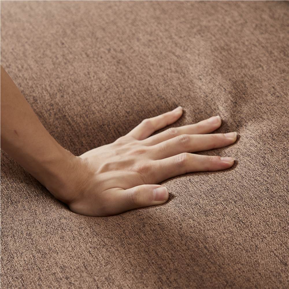 8122 3P-SEATER brown sofa