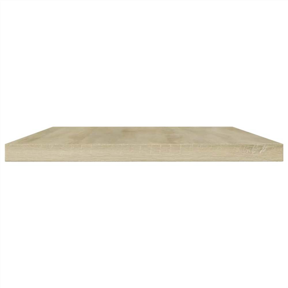 Bookshelf Boards 4 pcs Sonoma Oak 60x10x1.5 cm Chipboard