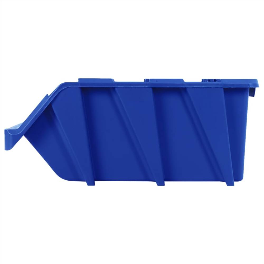 35 pcs Stackable Storage Bins 218x360x156 mm Blue