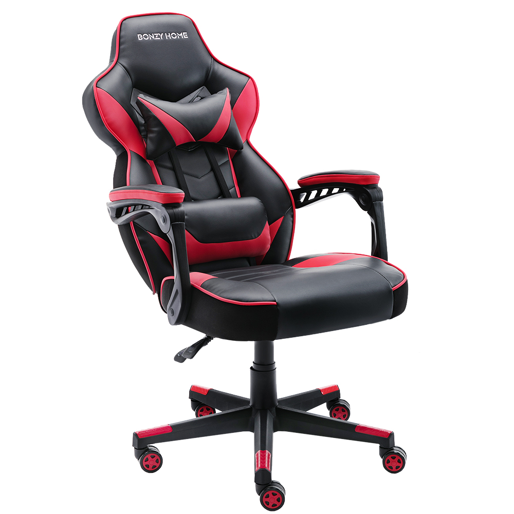 Gaming Chair Office Chair High Back Computer Chair PU Leather Desk Chair PC Racing Executive