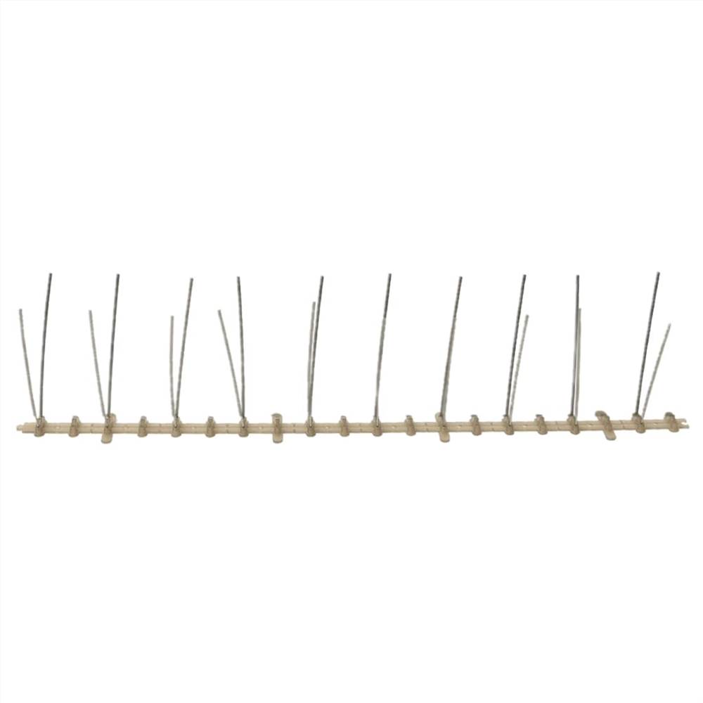 2-row Plastic Bird & Pigeon Spikes Set of 20 10 m