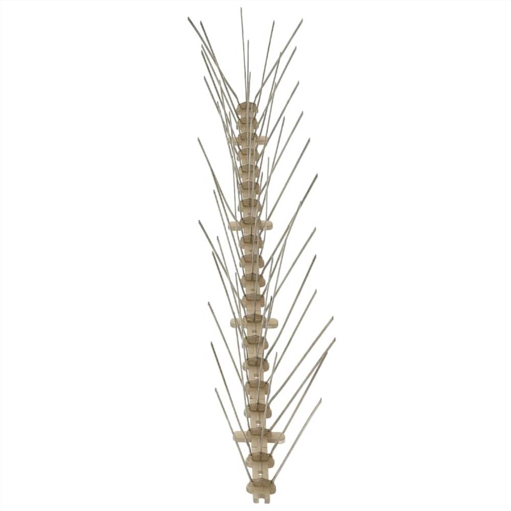5-row Plastic Bird & Pigeon Spikes Set of 6 3 m