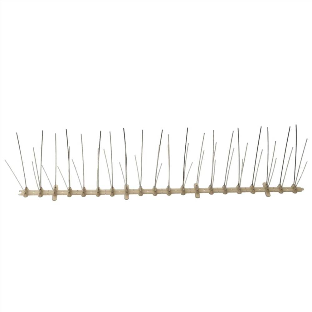 5-row Plastic Bird & Pigeon Spikes Set of 6 3 m