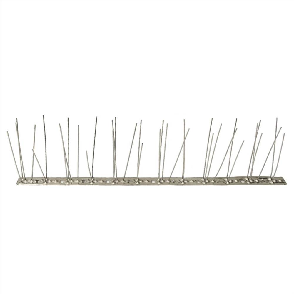 5-row Stainless Steel Bird & Pigeon Spikes Set of 40 20 m