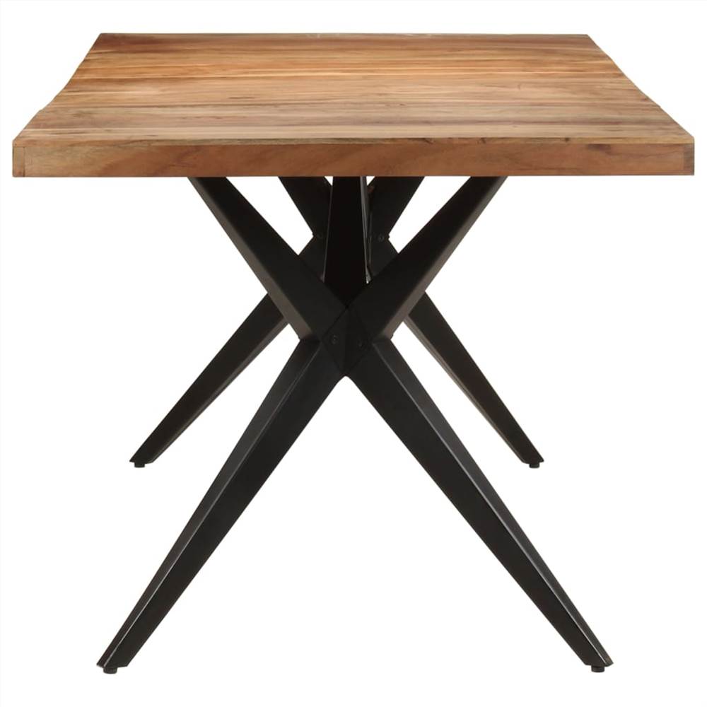 Dining Table 200x90x76 cm Solid Acacia Wood