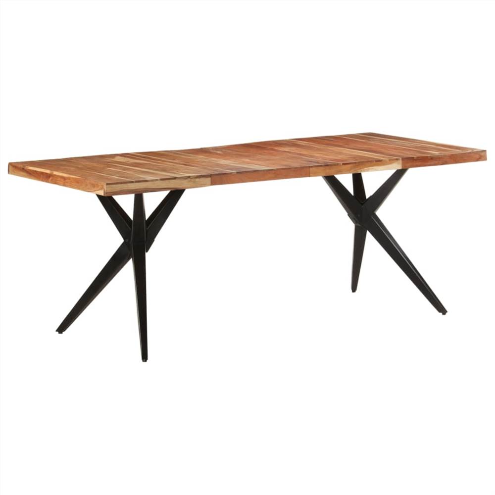 Dining Table 200x90x76 cm Solid Acacia Wood
