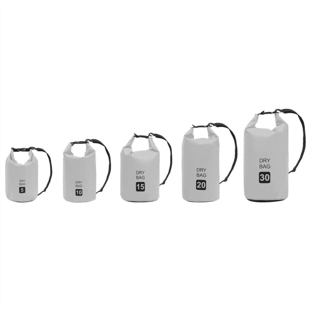 Dry Bag Grey 30 L PVC