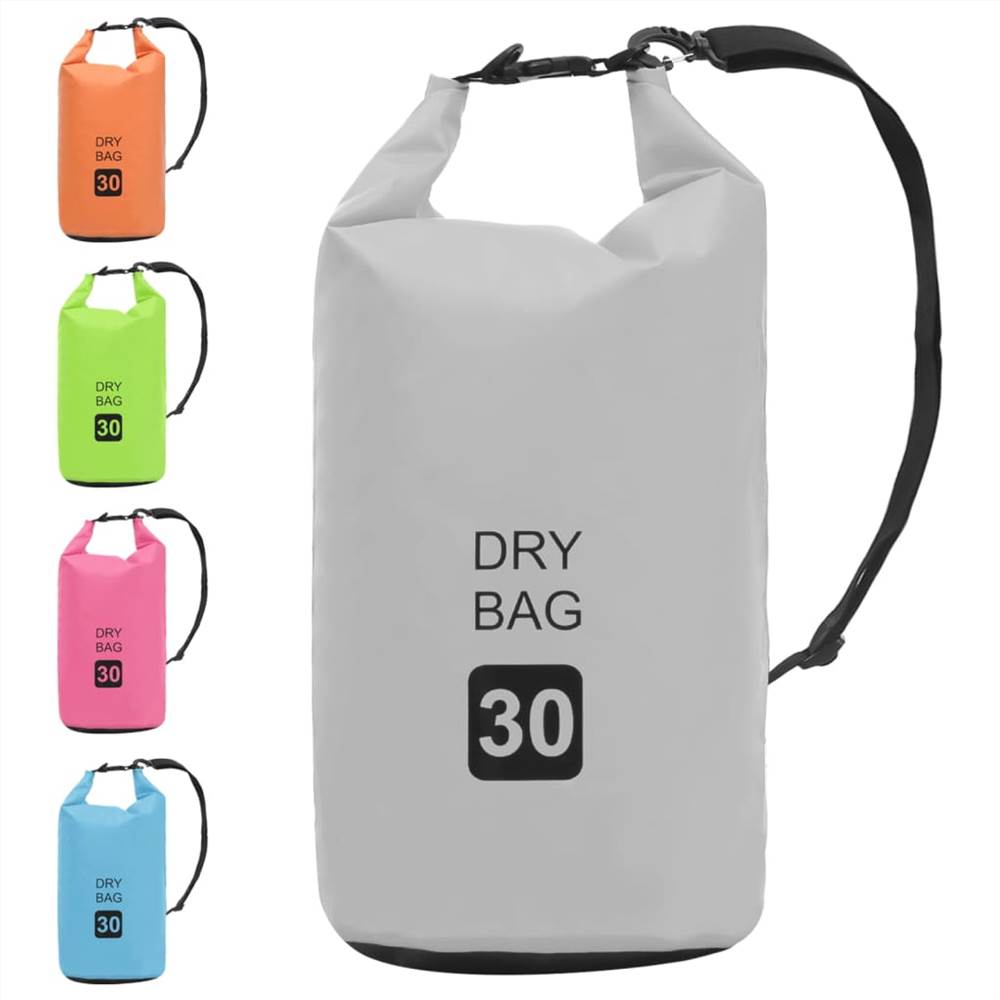 Dry Bag Grey 30 L PVC