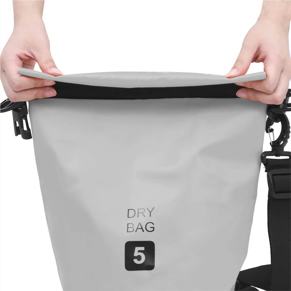 Dry Bag Grey 5 L PVC