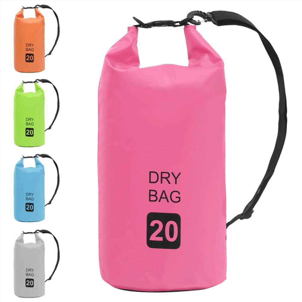 Dry Bag Pink 20 L PVC