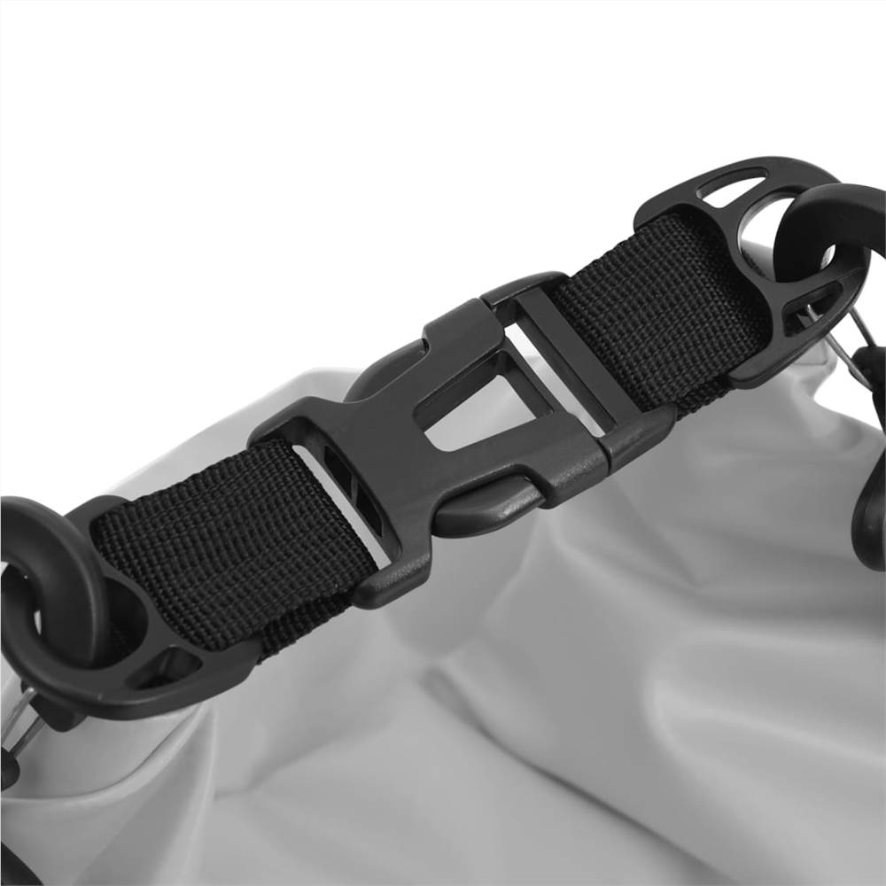 Dry Bag with Zipper Grey 20 L PVC