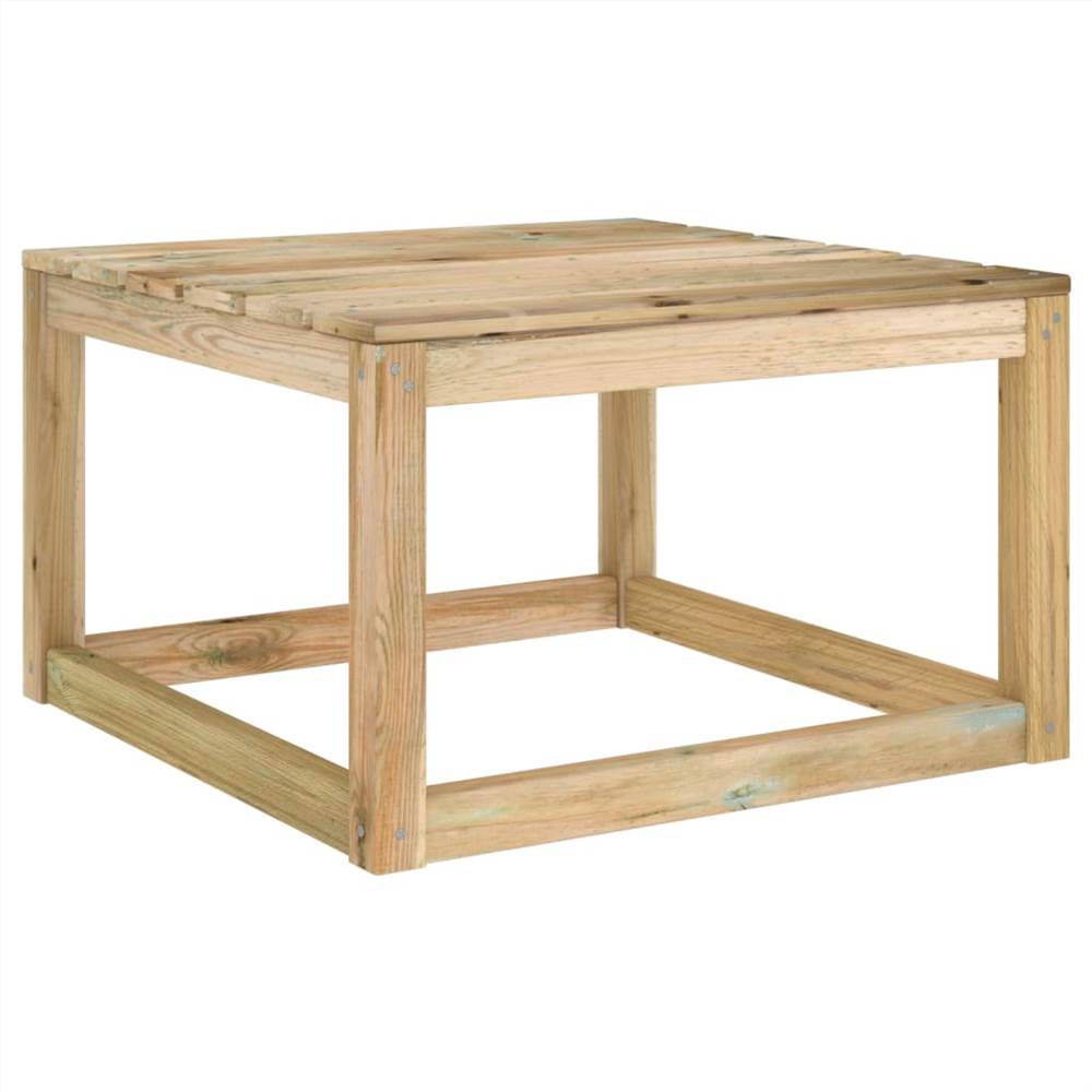 Garden Pallet Tables 2 pcs 60x60x36.5 cm Impregnated Pinewood
