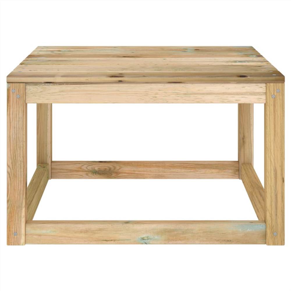 Garden Pallet Tables 2 pcs 60x60x36.5 cm Impregnated Pinewood