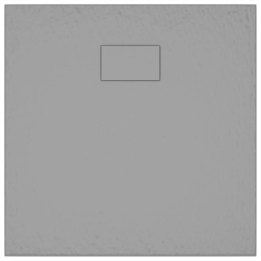Shower Base Tray SMC Grey 80x80 cm