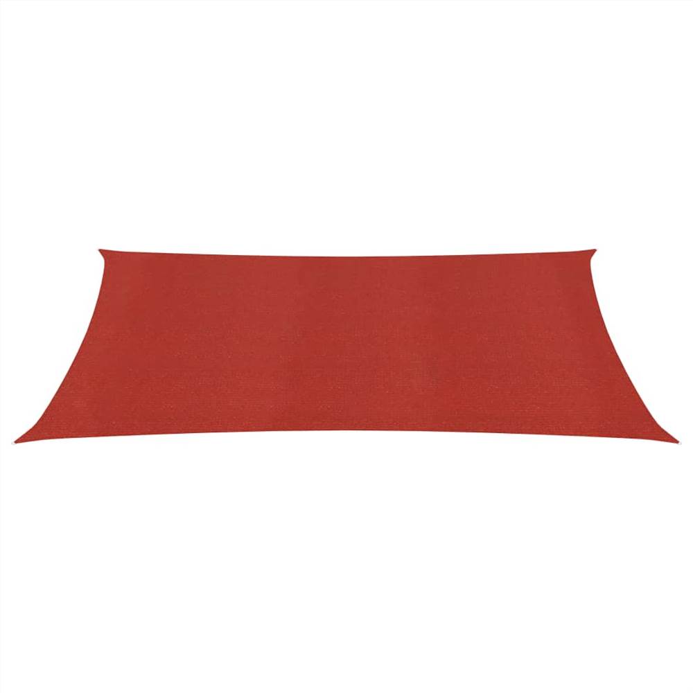 Sunshade Sail 160 g/m² Red 2x3 m HDPE