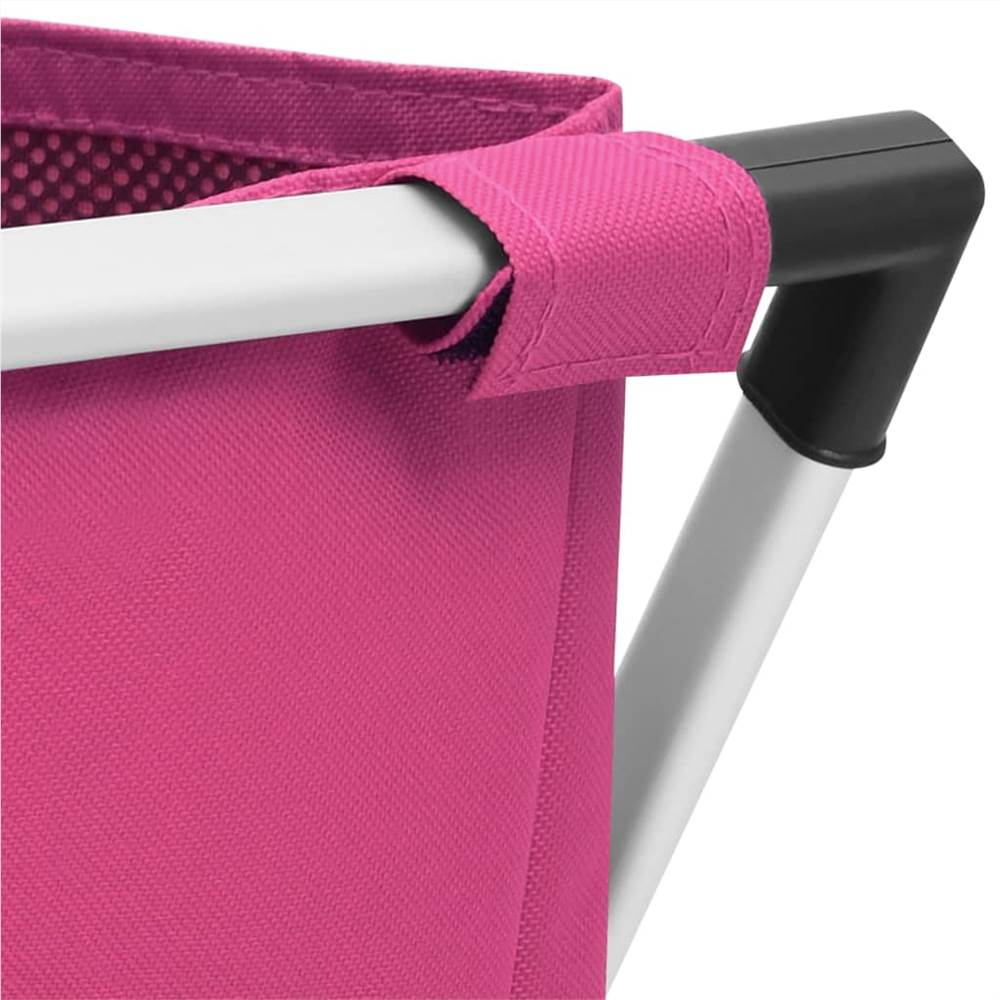 3-Section Laundry Sorter Pink