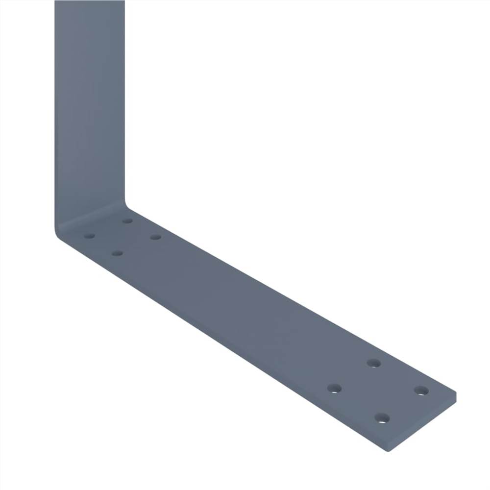 Backrest for Pallet Sofa Light Grey 110 cm Iron
