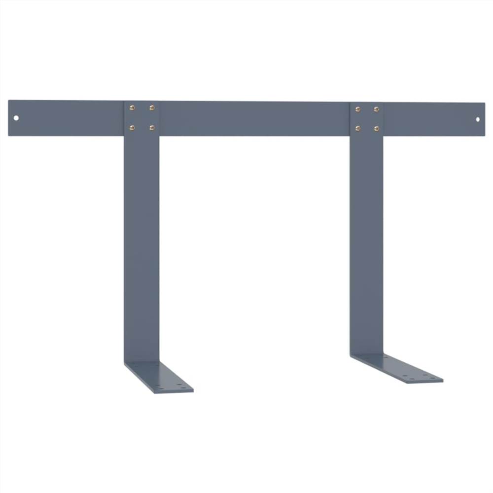 Backrest for Pallet Sofa Light Grey 70 cm Iron