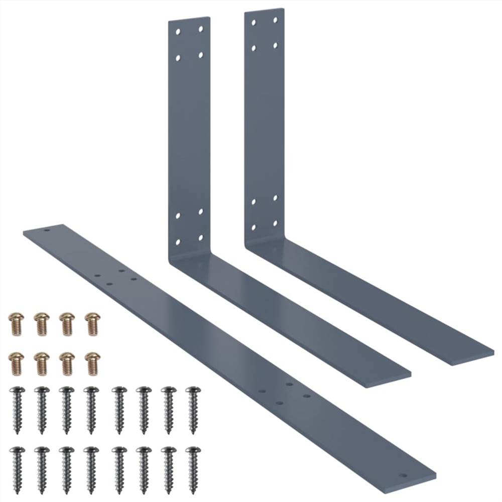 Backrest for Pallet Sofa Light Grey 70 cm Iron