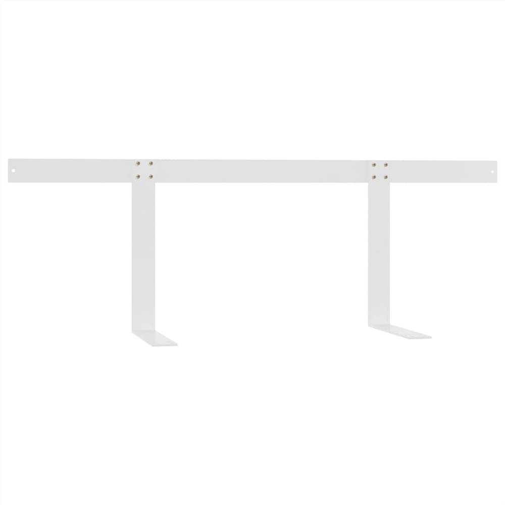 Backrest for Pallet Sofa White 110 cm Iron