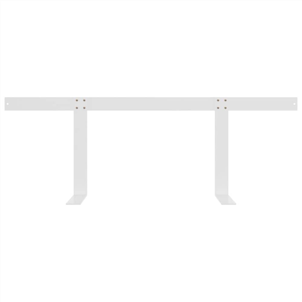 Backrest for Pallet Sofa White 110 cm Iron