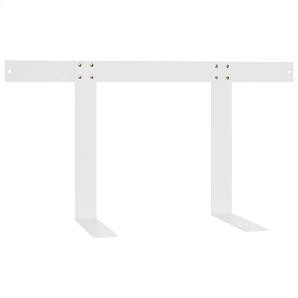 Backrest for Pallet Sofa White 70 cm Iron