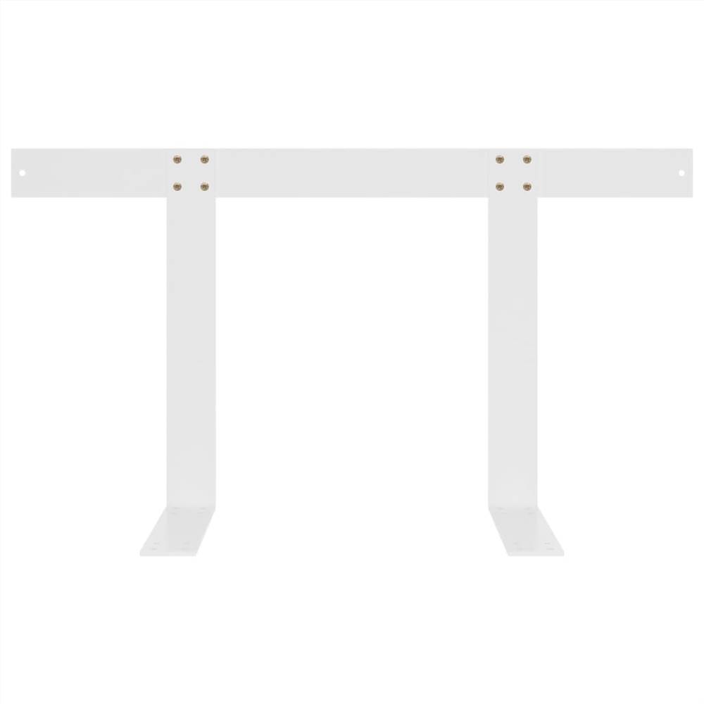 Backrest for Pallet Sofa White 70 cm Iron