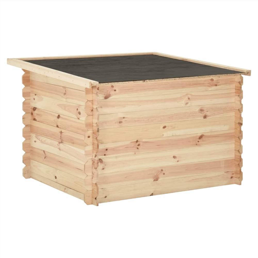 Dog House 120x100x80 cm Solid Pine Wood