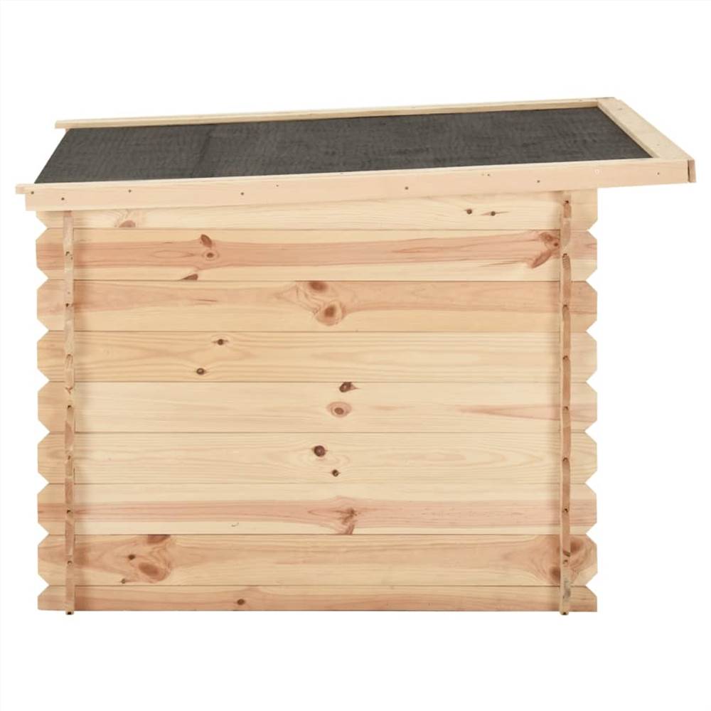 Dog House 150x120x80 cm Solid Pine Wood