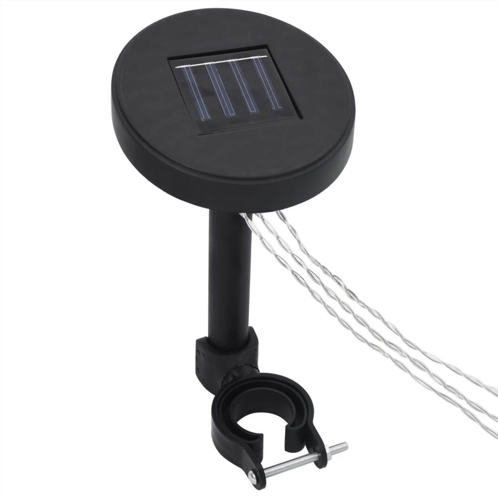 Gazebo with String Lights 3x3 m Taupe