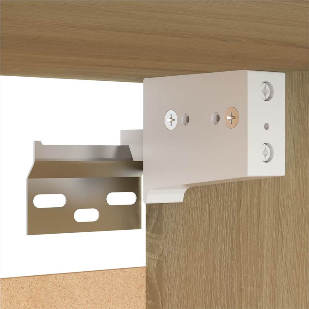 Wall Mounted TV Cabinet Sonoma Oak 30.5x30x30 cm