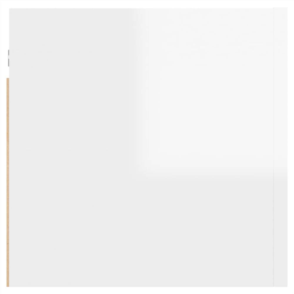 Wall Mounted TV Cabinets 2 pcs High Gloss White 30.5x30x30 cm