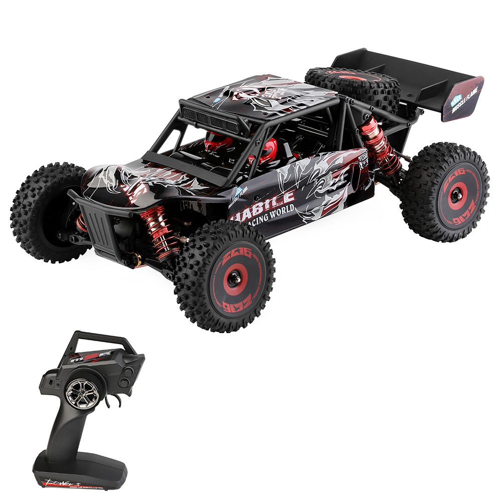 Wltoys 124016 1/12 2.4G 4WD 75km/h Metal Chassis Brushless Off-Road Desert Truck RC Car